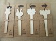 12Pcs Kids Wooden Cartoon Ruler Carpenter Metric Scales Tool