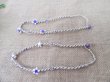 (image for) 12Pcs Hemp Cord Handmade Knitted Necklaces With Purple Frangipan