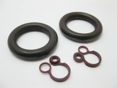 (image for) 20 Coffee Wooden Timber Curtain Ring for Curtain Rod 36mm Dia.