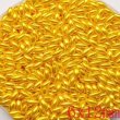 (image for) 250g (1180Pcs) Golden Faux Rice Simulate Pearl Beads Loose Beads 6x12mm