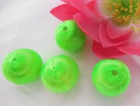190 pcs Thread Braided Green Ball for Decoration Craft 23mm Dia