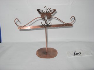 1X Copper Chandelier Butterfly Earring display Rack