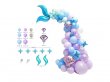 1Set 87Pcs Mermaid Balloon Garland Arch Kit Baby Shower Decor
