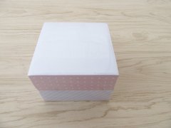 (image for) 10 Blank Notebooks Memo Pads 8.3x8.3x6cm