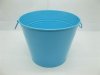 10Pcs Blue Tin Pail Bucket w/Ring Handle for Wedding Favor