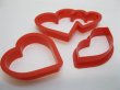 1Set X 5Pcs Heart Biscuit Cake Cookie Cutter Mold Mould Tool (image for) 1Set X 5Pcs Heart Biscuit Cake Cookie Cutter Mold Mould Tool