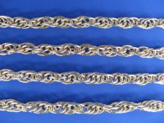 (image for) 25 Meters Golden 1.4mm Jewelry Woven Chain