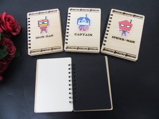 4Pcs Cartoon Spiderman Message Note Memo Pad Notebooks Random