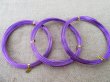 (image for) 10Rolls X 10Meter Aluminium Craft Wire Jewelry Making 1mm - Purp