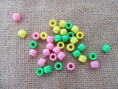 18Packs x 16pcs Plastic Pony Beads Loose Beads Mixed be-p-ch336 18Packs x 16pcs Plastic Pony Beads Loose Beads Mixed be-p-ch336