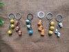 12Pcs Smile Face Monkey Etc Bell Key Chain Key Rings 12Pcs Smile Face Monkey Etc Bell Key Chain Key Rings