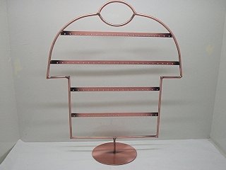 1X Copper Holder 40 Earrings display Stand Rack