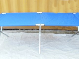 1X Foldable Blue Table For Market Stall,Camping,Picnic