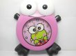 (image for) 1X Pink Frog Shaped Wall Clock Room Decoration