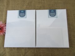 (image for) 4Pcs Artist Blank White Stretched Canvas Art Craft Supplies