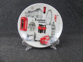 4Pcs Porcelain/Ceramic London Famous Places Collection Display