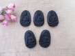 10Pcs Natural Black Obsidian Buddha Bead Pendant For DIY (image for) 10Pcs Natural Black Obsidian Buddha Bead Pendant For DIY