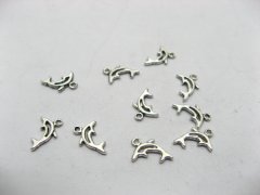 (image for) 500 Metal Dolphin Jewelry Charms Pendants ac-mp154