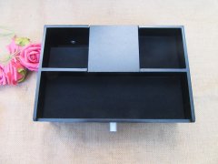 (image for) 1Set MDF Mens Valet Storage Watch Etc Organizer w/Drawer