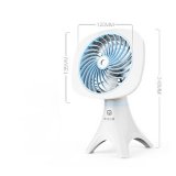 1Set New White Heavy Duty Mini Portable Desktop Cooling Fan