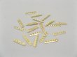 500 Golden Spacer Bars 5 Hole 17mm Connector Finding (image for) 500 Golden Spacer Bars 5 Hole 17mm Connector Finding