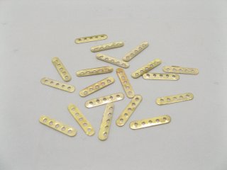 500 Golden Spacer Bars 5 Hole 17mm Connector Finding