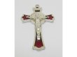 10X Enamel Red Charm Cross Pendant Jewellery Finding 7.7x4.6x1cm (image for) 10X Enamel Red Charm Cross Pendant Jewellery Finding 7.7x4.6x1cm