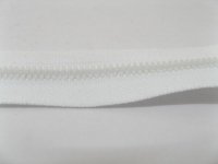 50Strands X 70 Centimeters White Coil Zipper Tape Chain