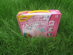(image for) 1Set Do It Yourself 26 Butterfly Decor w/Glitter Art Craft