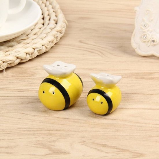 6Sets x 2Pcs Feathering the Nest Salt Pepper Shakers Bees - Click Image to Close