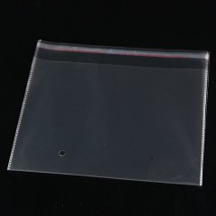 1000 Clear Self-Adhesive Seal plastic Bags 16x26cm with Hole
