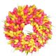 1Pc Tulip Wreath Garland Home Garden Decoration