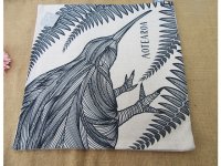1Pair (2Pcs) Plain Linen Cushion Covers Throw Pillow Cases 40x40