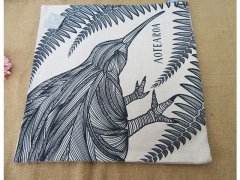 (image for) 1Pair (2Pcs) Plain Linen Cushion Covers Throw Pillow Cases 40x40