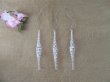 (image for) 3Pcs Glass Finial Ornaments Hanging Pendants Home Party