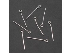 (image for) 250Gram Silver Plated Eye Pins Jewelry finding 50mm