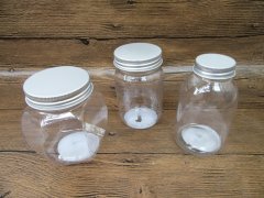 (image for) 36Pcs Candy Bottles Jars with Aluminum Lid for DIY Craft