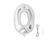 12X Silver Numbers 0 Air-Filled Foil Balloons Party Decor (image for) 12X Silver Numbers 0 Air-Filled Foil Balloons Party Decor