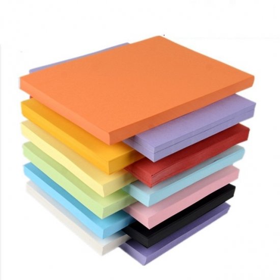 100Sheets 180gsm A4 Coloured Card Cardboard DIY Craft Paper Maki - Click Image to Close