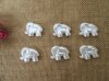 50Pcs Simulate Pearl Elephant Beads Jewelry Craft Making