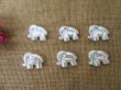 (image for) 50Pcs Simulate Pearl Elephant Beads Jewelry Craft Making