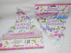 (image for) 24Bag New Happy Birthday Flag Banner Party Favor