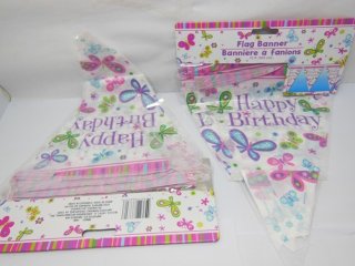 24Bag New Happy Birthday Flag Banner Party Favor (image for) 24Bag New Happy Birthday Flag Banner Party Favor