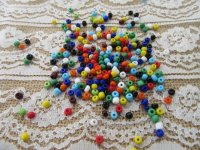 250Grams Loose Glass Beads 2-5mm Mixed Color 250Grams Loose Glass Beads 2-5mm Mixed Color