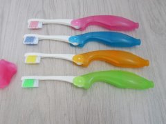 (image for) 12Pcs Foldable Toothbrush Outdoor Travel Camping Hiking Mixed