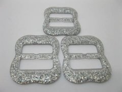 (image for) 98Pcs Sliver Oblong Buckles 30mm Wedding Favor