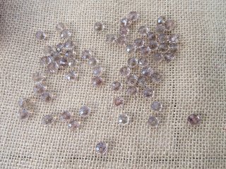450g (930Pcs) Rondelle Faceted Crystal Beads 8mm