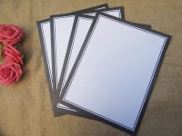 4Packs x 8Pcs A4 Border Designed Self-Stick Paper Business