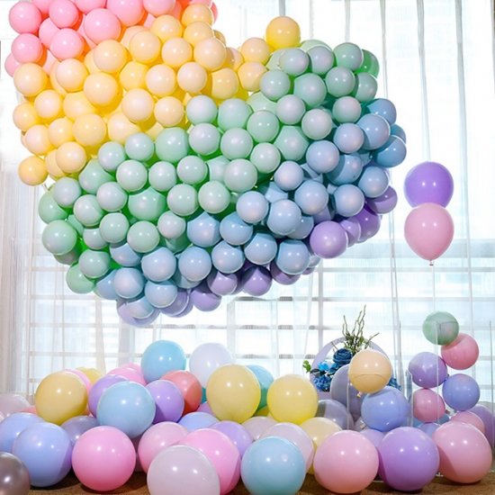 100Pcs Candy Color Latex Balloons Party Supplies Mixed 30cm - Click Image to Close