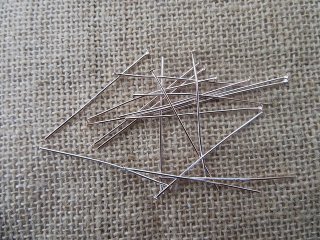 6Sheets X 20Pcs Head Pins Pendant Flat Head Nail Jewelry Finding
